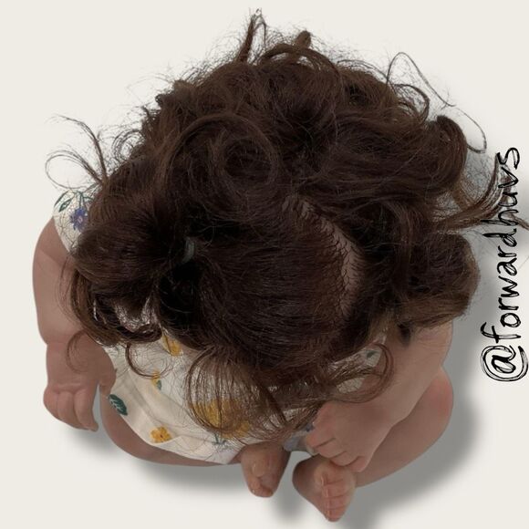 21” Realistic Reborn-Style Baby Doll – Cloth Body & Vinyl Limbs – Plugged Hair - Picture 12 of 12